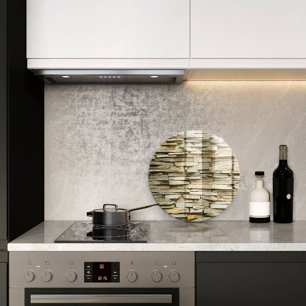 Glas Herdabdeckplatte Dekorative Steine
