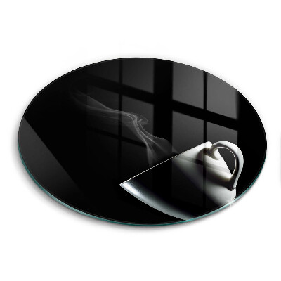 Glas Herdabdeckplatte Eine Tasse Tee