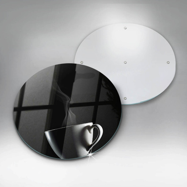 Glas Herdabdeckplatte Eine Tasse Tee