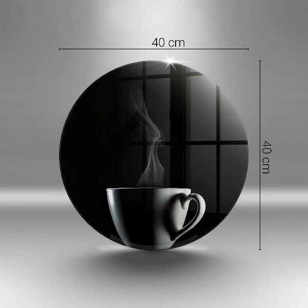 Glas Herdabdeckplatte Eine Tasse Tee