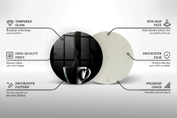 Glas Herdabdeckplatte Eine Tasse Tee