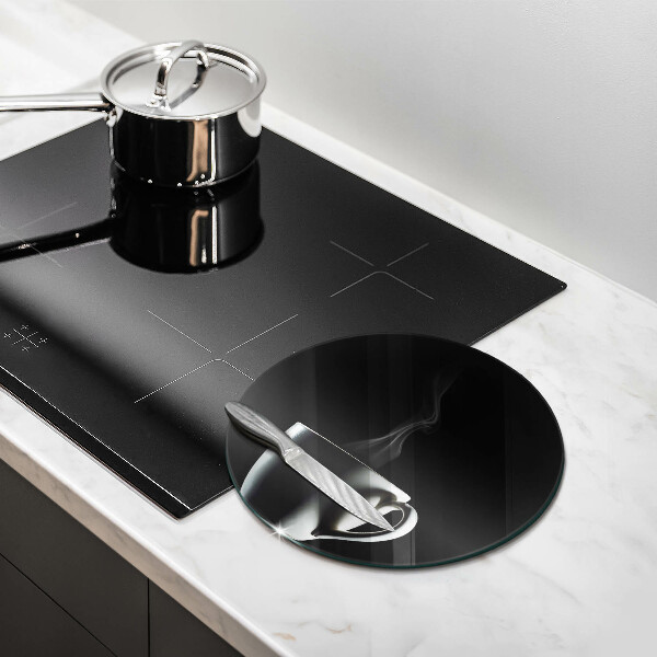 Glas Herdabdeckplatte Eine Tasse Tee