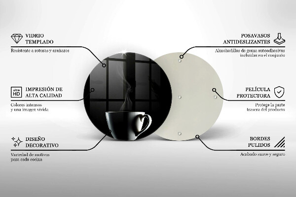 Glas Herdabdeckplatte Eine Tasse Tee