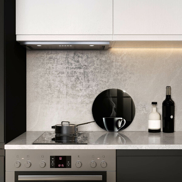 Glas Herdabdeckplatte Eine Tasse Tee