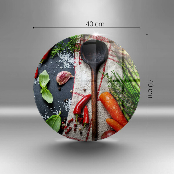 Glas Herdabdeckplatte Küchenessen