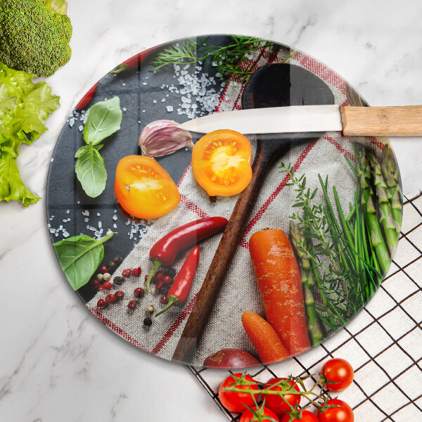 Glas Herdabdeckplatte Küchenessen