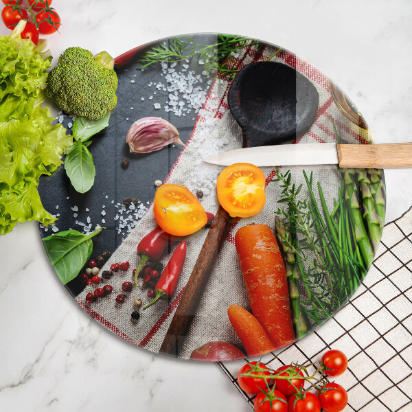 Glas Herdabdeckplatte Küchenessen