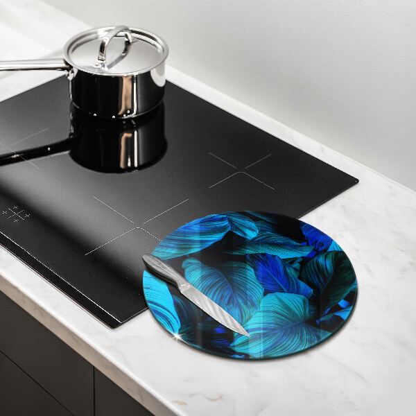 Glas Ceranfeldabdeckung Spritzschutz Blätter der Dschungelvegetation