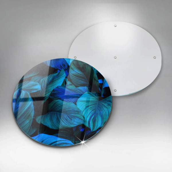 Glas Ceranfeldabdeckung Spritzschutz Blätter der Dschungelvegetation