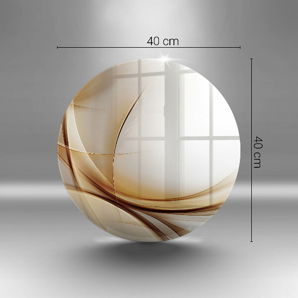 Glas Herdabdeckplatte Abstrakte Formen