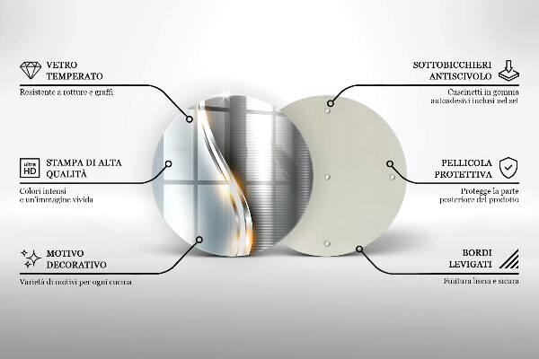 Glas Ceranfeldabdeckung Metallkunst