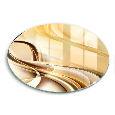 Glas Ceranfeldabdeckung Rauchabstraktion