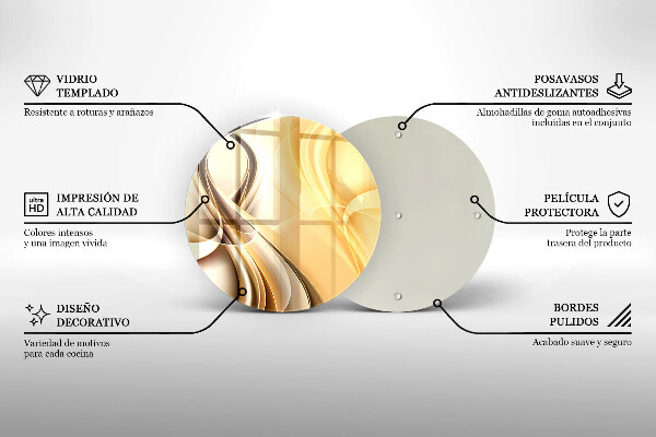 Glas Ceranfeldabdeckung Rauchabstraktion