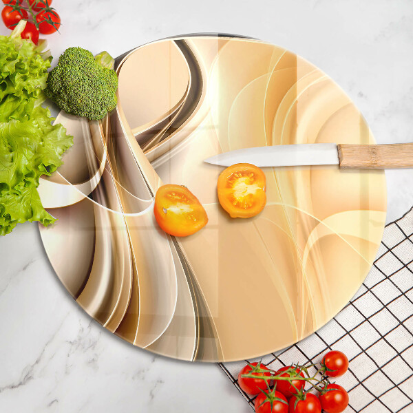 Glas Ceranfeldabdeckung Rauchabstraktion