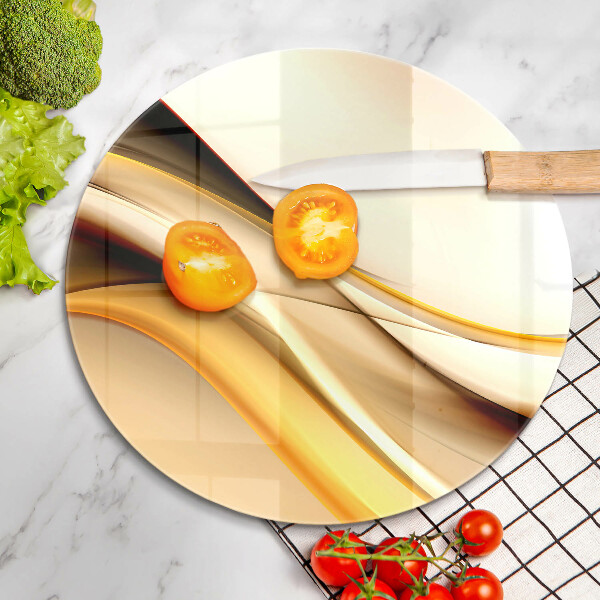 Glas Ceranfeldabdeckung Abstrakte Rauchlinien