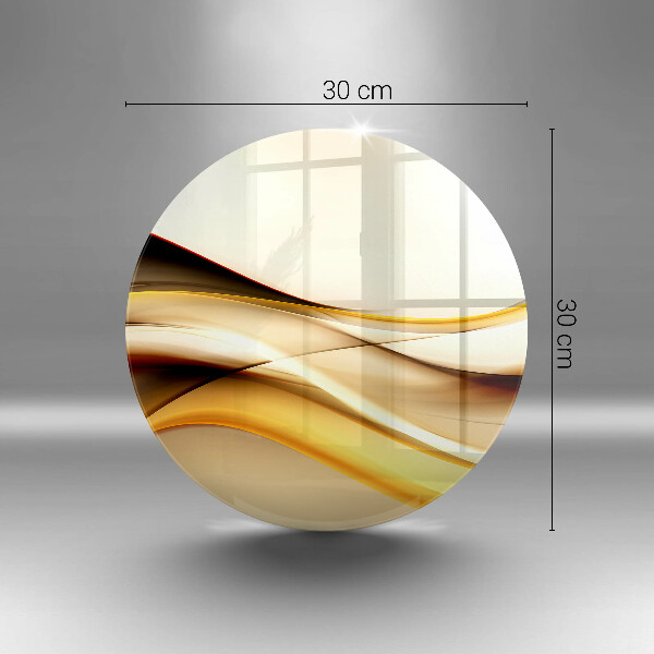 Glas Ceranfeldabdeckung Abstrakte Rauchlinien