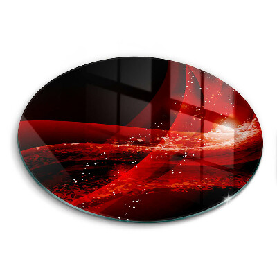 Glas Herdabdeckplatte Moderne Abstraktion