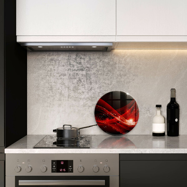 Glas Herdabdeckplatte Moderne Abstraktion