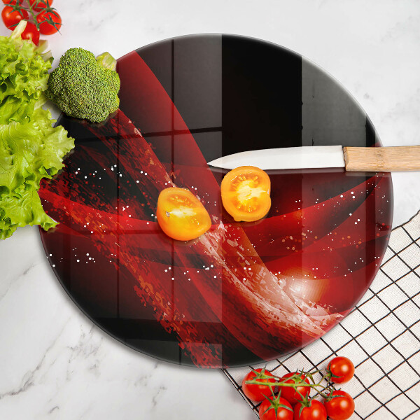 Glas Herdabdeckplatte Moderne Abstraktion