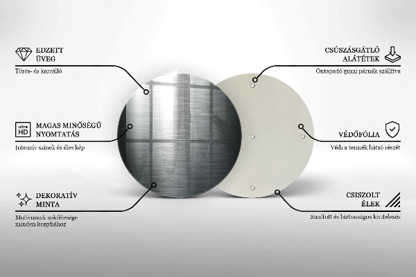 Glas Herdabdeckplatte Metallstruktur