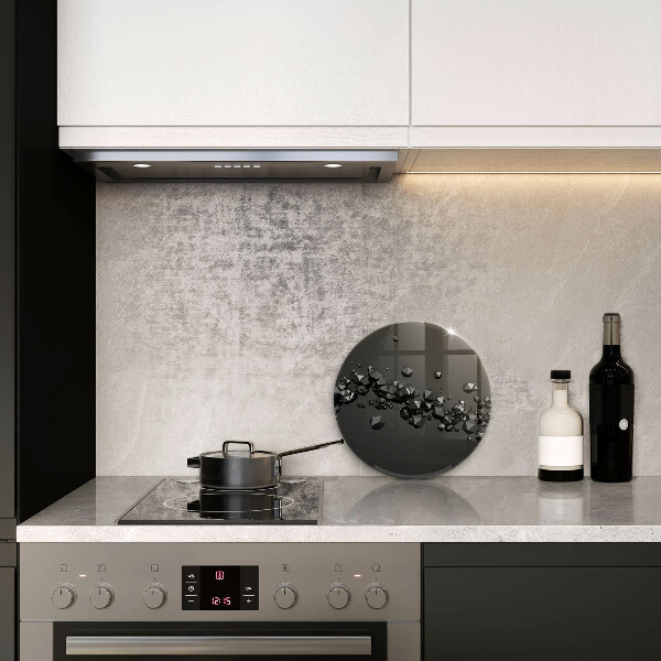 Glas Ceranfeldabdeckung Abstraktion von 3D-Formen