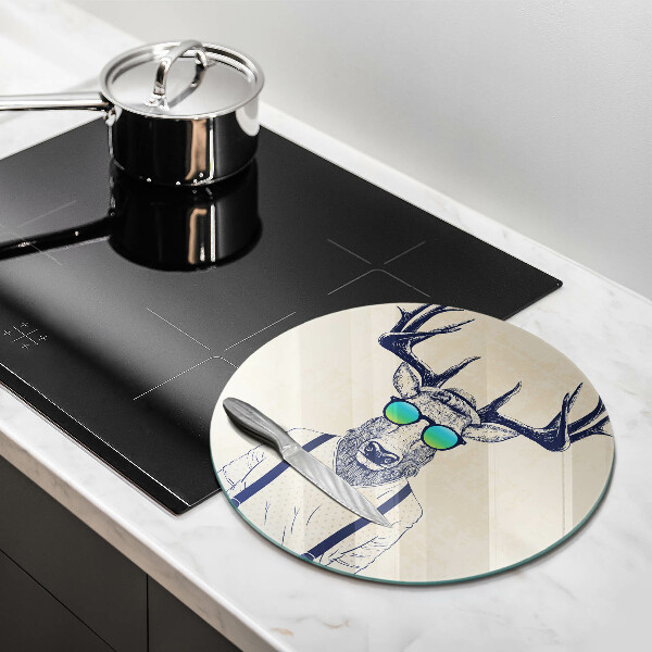 Glas Ceranfeldabdeckung Hirschmann-Illustration