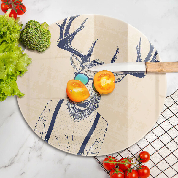 Glas Ceranfeldabdeckung Hirschmann-Illustration