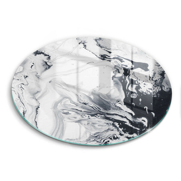 Glas Ceranfeldabdeckung Tintenabstraktion