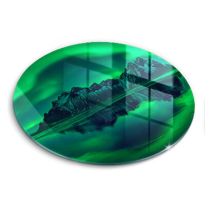 Glas Ceranfeldabdeckung Nordlichtlandschaft