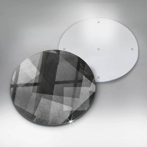 Glas Herdabdeckplatte Geometrische Abstraktion