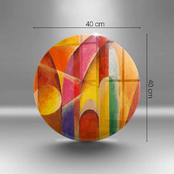 Glas Ceranfeldabdeckung Bunte Abstraktion
