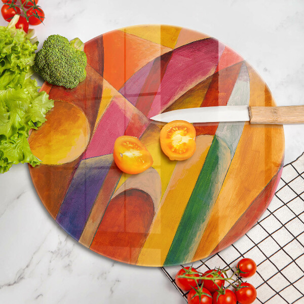 Glas Ceranfeldabdeckung Bunte Abstraktion