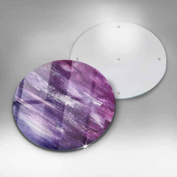 Glas Ceranfeldabdeckung Spritzschutz Abstraktion malen