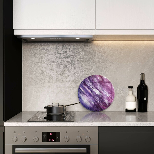 Glas Ceranfeldabdeckung Spritzschutz Abstraktion malen