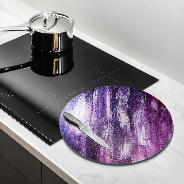 Glas Ceranfeldabdeckung Spritzschutz Abstraktion malen