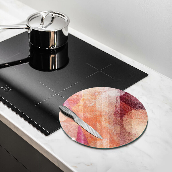 Glas Ceranfeldabdeckung Spritzschutz Abstrakte Kunst