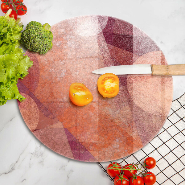 Glas Ceranfeldabdeckung Spritzschutz Abstrakte Kunst