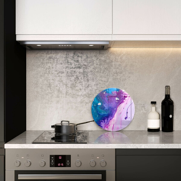 Glas Ceranfeldabdeckung Spritzschutz Abstraktionstinten