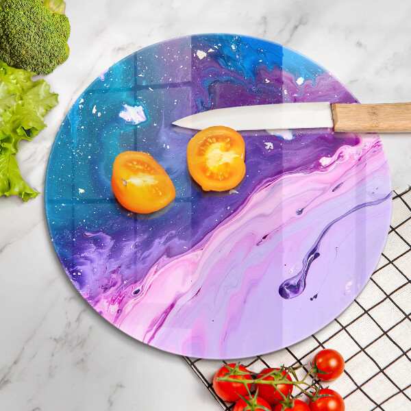 Glas Ceranfeldabdeckung Spritzschutz Abstraktionstinten