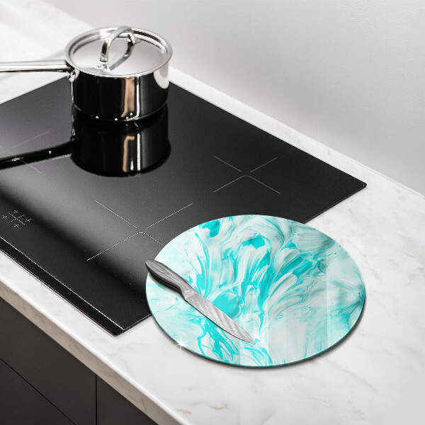 Glas Ceranfeldabdeckung Spritzschutz Abstraktionsfarben