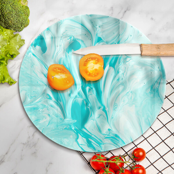 Glas Ceranfeldabdeckung Spritzschutz Abstraktionsfarben