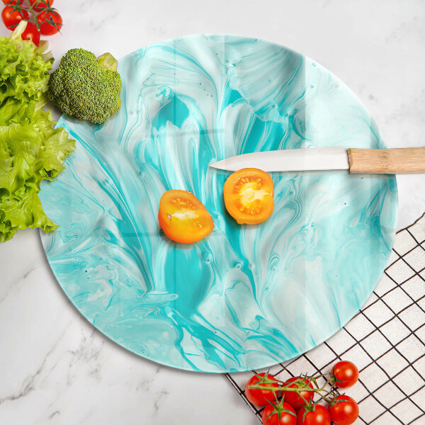 Glas Ceranfeldabdeckung Spritzschutz Abstraktionsfarben