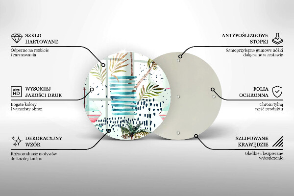 Glas Herdabdeckplatte Feiertagsillustrationen