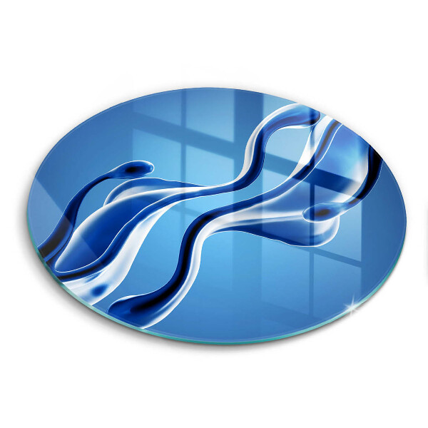 Glas Herdabdeckplatte Flüssige Abstraktion