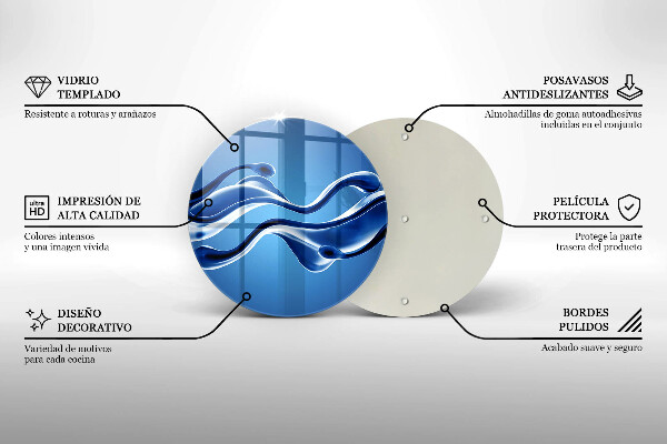 Glas Herdabdeckplatte Flüssige Abstraktion