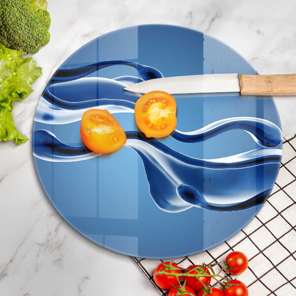 Glas Herdabdeckplatte Flüssige Abstraktion