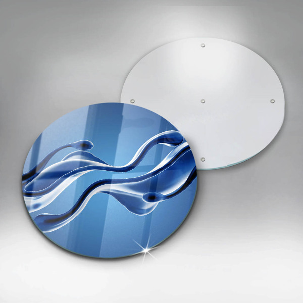 Glas Herdabdeckplatte Flüssige Abstraktion