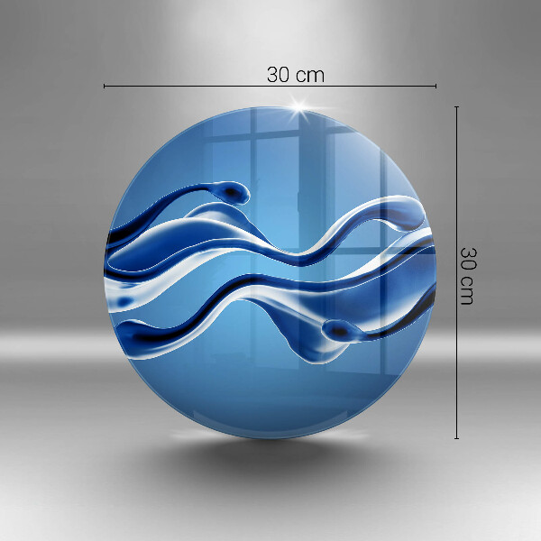 Glas Herdabdeckplatte Flüssige Abstraktion