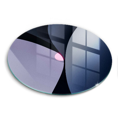 Glas Herdabdeckplatte Abstrakte Formen