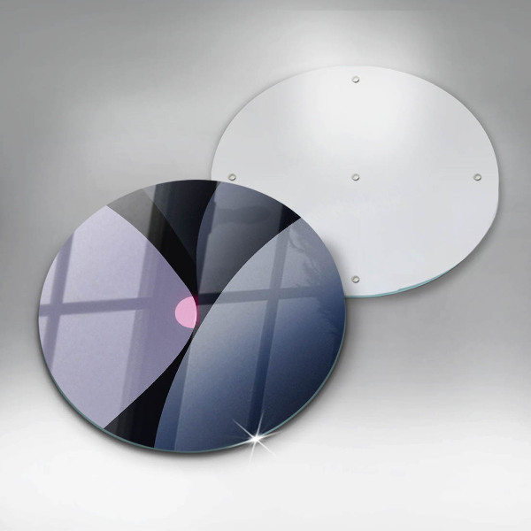 Glas Herdabdeckplatte Abstrakte Formen